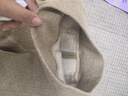 班喜迪班喜迪嬰兒襪子秋冬款加絨女寶寶公主0-4歲女童連褲打底襪兒童襪 卡其色一體絨 1條 1-2歲 M 曬單實拍圖