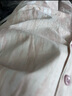 貓人睡衣女士100%純棉夏季薄款短袖三件套高級感春秋裸感家居服套裝 櫻花粉 【純棉親膚三件套】 L 【160-165cm/100-120斤左右 曬單實(shí)拍圖