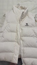 駱駝（CAMEL）戶(hù)外防潑水羽絨馬甲女90%絨子背心外套 J25CR2L5006 暖白 L 曬單實(shí)拍圖