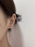 DAISY DREAMS999足銀擴(kuò)耳洞耳棒女養(yǎng)耳洞耳釘加粗隱形防堵銀針耳環(huán)耳骨釘耳飾 【1.2mm粗】養(yǎng)耳棒（1對(duì)） 曬單實(shí)拍圖