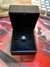 若媛高檔珠寶首飾包裝盒LED帶燈戒指盒求婚結婚鉆戒盒絲絨高級飾品盒 黑色帶燈 戒指盒65*60*50 曬單實(shí)拍圖