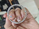 炫戴（XUANDAI）適用小米watch s4表圈金屬s3表帶套裝真皮智能運(yùn)動(dòng)手表Watchs4鋼化膜表環(huán)刻度保護(hù)殼PC替換表盤 透明白鉆【鑲鉆特別版】PC表圈 適用：小米 Watch S4/S3 系 曬單實(shí)拍圖