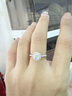 喜鉆鉑金群鑲鉆戒50分1克拉求婚訂婚結(jié)婚鉆石戒指送老婆生日禮物 【GIA雙證】共75分G色VVS2 3EX N 曬單實拍圖