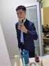 南極人中年男士翻領(lǐng)夾克外套春秋季爸爸裝商務(wù)休閑行政茄克衫領(lǐng)導(dǎo)干部服 1188藏青 170 曬單實拍圖