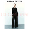 UR2024秋季新款女裝簡約基礎(chǔ)百搭圓領(lǐng)修身長袖T恤UWB440043 曬單實(shí)拍圖
