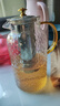 高茗（gaoming）超大容量加厚玻璃茶壺耐熱內(nèi)置過濾網(wǎng)防爆泡茶壺明火家用煮茶套裝 1800ml 米高大茶壺 曬單實(shí)拍圖
