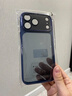 社前適用蘋(píng)果17Promax手機殼iPhone17pro拍照按鍵全包17磁吸16Pro/max軟邊框15pro高級感14Pro硬殼 【藍色】金屬鏡頭-透黑背板 蘋(píng)果17promax 曬單實(shí)拍圖