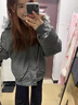 7家優(yōu)品美式復古棉服男秋冬季潮牌派克服可拆卸毛領(lǐng)加厚保暖寬松情侶外套 KNFS-N413灰色 XL 曬單實(shí)拍圖