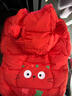 心楠嬰兒寶寶連帽棉服過(guò)年男童女童裝冬季外套紅色清貨小孩圣誕節冬裝 紅色小貓【連帽】 90 碼 曬單實(shí)拍圖