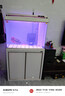 森森（SUNSUN）大型魚(yú)缸底過(guò)濾水族箱客廳家用落地玻璃生態(tài)金魚(yú)缸 超白款升級底濾 0.8米長(cháng)35cm寬（黑白可選） 曬單實(shí)拍圖