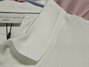 Calvin KleinJeans【液氨棉】夏季男士刺繡方標ck修身多色翻領(lǐng)短袖T恤POLO衫 YAF-月光白 L 曬單實(shí)拍圖