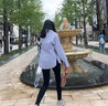 秋伊梵外穿打底褲女修身顯瘦小黑褲春秋彈力緊身魔術(shù)褲高腰鉛筆小腳褲子 無扣黑色 L 曬單實拍圖