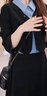 三彩若潮大碼女裝2025冬季新款假兩件連衣裙襯衫領(lǐng)長(cháng)袖高腰胖MM 經(jīng)典黑 M 160/88B 曬單實(shí)拍圖