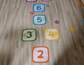 幼兒園跳房子跳格子紙兒童數字游戲地板貼裝飾可移除數字跳格子 數字跳格子 曬單實(shí)拍圖
