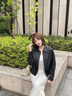 香影黑色皮衣外套女小個(gè)子2025秋季新款高級感酷颯風(fēng)短款pu皮夾克 黑色 S 55/80A/85-95斤 曬單實(shí)拍圖