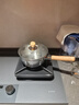 神田雪平鍋進口日式不銹鋼湯鍋小奶鍋泡面鍋輔食鍋湯鍋無涂層18cm帶蓋 曬單實拍圖