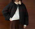 森馬（Semir）羽絨服女插肩袖可脫卸毛領(lǐng)2025冬季oversize花苞外套109725113017 曬單實(shí)拍圖