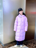 雪中飛兒童羽絨服2025女童加長(cháng)款加厚冬裝北方戶(hù)外運動(dòng)版型保暖羽絨外套 藕荷紫 150 曬單實(shí)拍圖