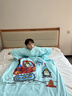 零零豬蠶絲兒童睡袋大童寶寶防踢被子神器5-10歲 3-6歲 6-12歲 春秋冬季 奇妙挖掘機~棉花 長(cháng)150*寬100cm秋冬（一薄一厚） 曬單實(shí)拍圖