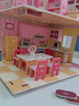 金格羽3d立體拼圖玩具7-10歲diy公主小屋兒童房屋拼裝拼插模型女孩玩具 大號(hào)【公主小屋4件套】 曬單實(shí)拍圖