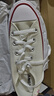 匡威（Converse）官方 All Star男女星星低幫小白鞋休閑板鞋A15504C A15504C 36 曬單實(shí)拍圖