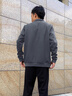 安踏（ANTA）外套男衣服運動(dòng)服飾男士立領(lǐng)開(kāi)衫春冬季健身裝加絨保暖長(cháng)袖跑步服 灰 XL 曬單實(shí)拍圖