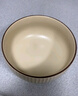 川島屋（KAWASIMAYA）北歐碗碟套裝碗盤(pán)餐具家用簡(jiǎn)約創(chuàng  )意陶瓷飯碗湯碗面碗水果盤(pán)魚(yú)盤(pán)子 卡其色8英寸深盤(pán) 曬單實(shí)拍圖