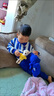 G.DUCKKIDS小黃鴨童裝男童秋裝套裝新款一歲寶寶衣服卡通兒童服裝翻領(lǐng)兩件套 小熊咖啡色 100碼建議90-100cm3-4歲 曬單實(shí)拍圖