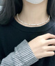伊燦碎銀子仿珍珠項(xiàng)鏈女2025年新款爆款高級感鎖骨鏈輕奢小眾設(shè)計(jì)頸鏈 短款碎銀子珍珠項(xiàng)鏈 曬單實(shí)拍圖