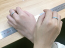 銀千惠925銀情侶對(duì)戒男女士一對(duì)戒子時(shí)尚求婚七夕情人節(jié)生日禮物送女友 +單拍不發(fā)貨 精美禮盒 曬單實(shí)拍圖