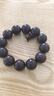 蔓笙小葉紫檀手串男士佛珠手鏈女老料血檀金絲順紋檀香木質(zhì)文玩手把件 小葉紫檀2.0*12顆 曬單實(shí)拍圖