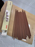 京東京造 紅檀木筷子 天然原木筷家用實(shí)木高檔餐具套裝【0漆0蠟】10雙裝 曬單實(shí)拍圖