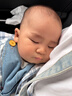 舒貝怡嬰兒衣服純棉寶寶對(duì)開(kāi)內(nèi)衣套裝男女春秋兒童睡衣秋衣秋褲藍(lán) 80CM 曬單實(shí)拍圖