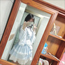 小女仆Lolita套裝洛麗塔可愛(ài)小狗Lo裙泡泡熊原創(chuàng  )設計小眠汪和風(fēng) 藍色上衣+裙子+圍裙+蝴蝶夾配飾 S 90斤以下 曬單實(shí)拍圖