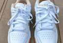 adidas ENTRAP美式校園風(fēng)低幫運動(dòng)板鞋少年感復古籃球鞋阿迪達斯 白/金色   38 曬單實(shí)拍圖