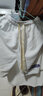 YOOOURTHING華夫格美式休閑運(yùn)動(dòng)套裝男士夏季大碼帥氣短袖+短褲兩件套男裝 B499-白色 XL 建議120-145斤 曬單實(shí)拍圖