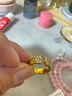 樂(lè )靈黃金繁星戒指足金999鑲嵌莫桑石固口戒指5G純金指環(huán)女士款 足金鑲嵌莫桑石繁星戒指（總重約2.3克/多退少補） 10圈口 曬單實(shí)拍圖