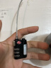 欣沁 密码锁防盗旅行拉杆箱TSA钢丝挂锁 黑色 实拍图