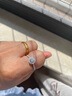 喜鉆  GIA裸鉆定制鉆石戒指求婚結(jié)婚克拉鉆戒女30分50分1克拉生日禮物 40分E色VS2 3EX N【配戒托】 曬單實拍圖