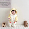 木木屋（mumuwu）品牌童裝嬰兒羽絨服連體衣冬季小月齡外出服白鴨絨保暖嬰幼兒抱衣 黃色 66 適合3-4個(gè)月體重10斤-13斤 曬單實(shí)拍圖