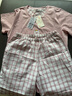 美標(biāo)嚴(yán)格工藝 專注品質(zhì) 女士春夏新品短袖七分褲家居服透氣睡衣送女生 A16粉色 L 曬單實拍圖