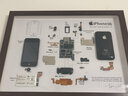 維佳框業(yè)手機拆解相框蘋(píng)果iphone收藏展示框定制中空立體標本裝裱框A3掛墻 X款黑色 A3+拆機工具＋iphone 6裝裱圖紙 曬單實(shí)拍圖