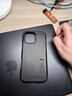 SPIGEN【靈動(dòng)觸控按鍵相機控制】適用蘋(píng)果iphone16promax手機殼新款16pro防摔保護套MagSafe磁吸殼帶支架 黑色【升級磁吸款 | 帶支架】 iPhone 16 Pro Max 曬單實(shí)拍圖