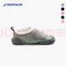 迪卡儂（DECATHLON）寶寶棉鞋嬰兒秋冬季加絨學(xué)步鞋防滑軟底幼兒園室內(nèi)鞋GYMK 灰色加絨款 23 曬單實拍圖