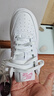 耐克NIKE緩震板鞋女空軍一號 AIR FORCE 1 運動(dòng)鞋 DC9486-111白38 曬單實(shí)拍圖