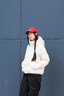 坦博爾2024冬季新款加厚保暖立領(lǐng)連帽休閑面包羽絨服短款女TBF330332D 開(kāi)心果色 160/84A 曬單實(shí)拍圖