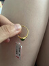 周六福足金999金玉圓滿和田玉戒指女生日禮物Y0111710 活口15號(hào)  曬單實(shí)拍圖