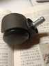 卡貝（cobbe）萬(wàn)向輪轉(zhuǎn)椅輪子電腦椅腳輪通用老板辦公椅滾輪轱轆滑輪腳家具配件 卡簧型 萬(wàn)向輪 黑色 曬單實(shí)拍圖