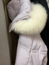 樂(lè)町連帽毛領(lǐng)工裝風(fēng)羽絨服女冬季新款少女紫色泡芙羽絨外套 淺紫（現(xiàn)貨） M 曬單實(shí)拍圖