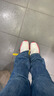 耐克（NIKE） 女子AIR MAX 90 LV8 SE厚底休閑鞋HF5073-133 白亮紅 37.5  曬單實(shí)拍圖